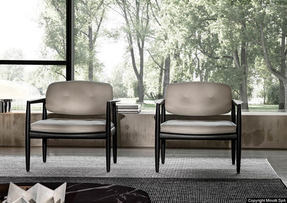 Minotti - Yoko Sessel mit Fußhocker - Sessel - Sarto Group