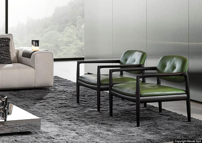 Minotti - Yoko Sessel mit Fußhocker - Sessel - Sarto Group