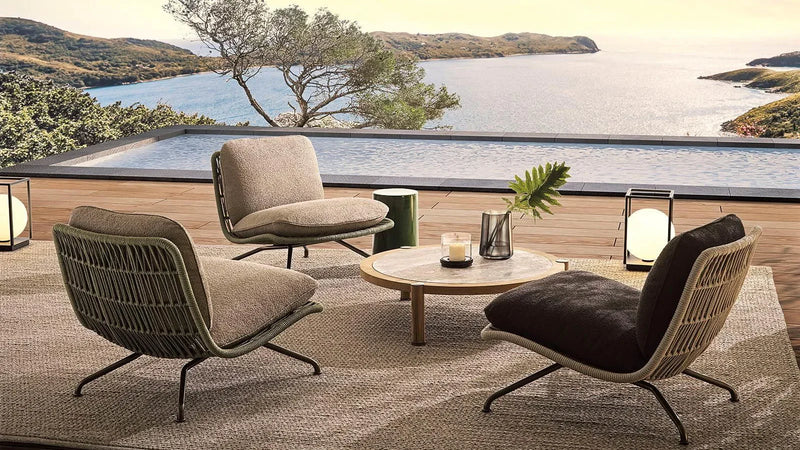 Minotti - Pattie "Cord" Outdoor Sessel - sarto Tailored Interiors Group
