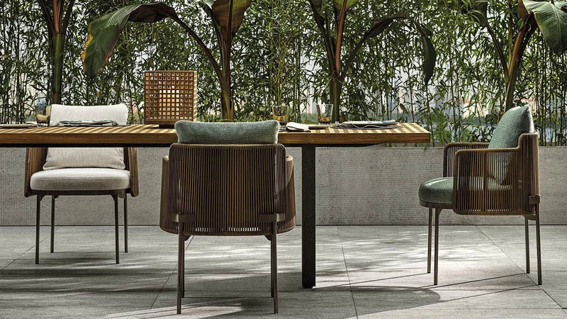 Minotti - Tape "Cord" Outdoor Stuhl - sarto Tailored Interiors Group