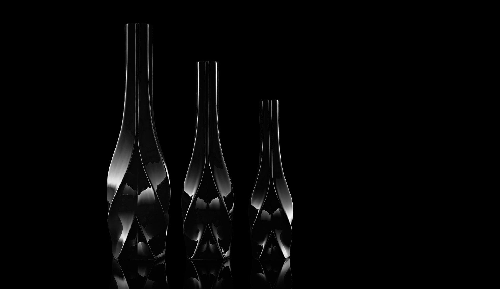 Zaha Hadid - Zaha Hadid Design Braid Kerzenhalter | schwarz - Kerzenhalter - Sarto Group
