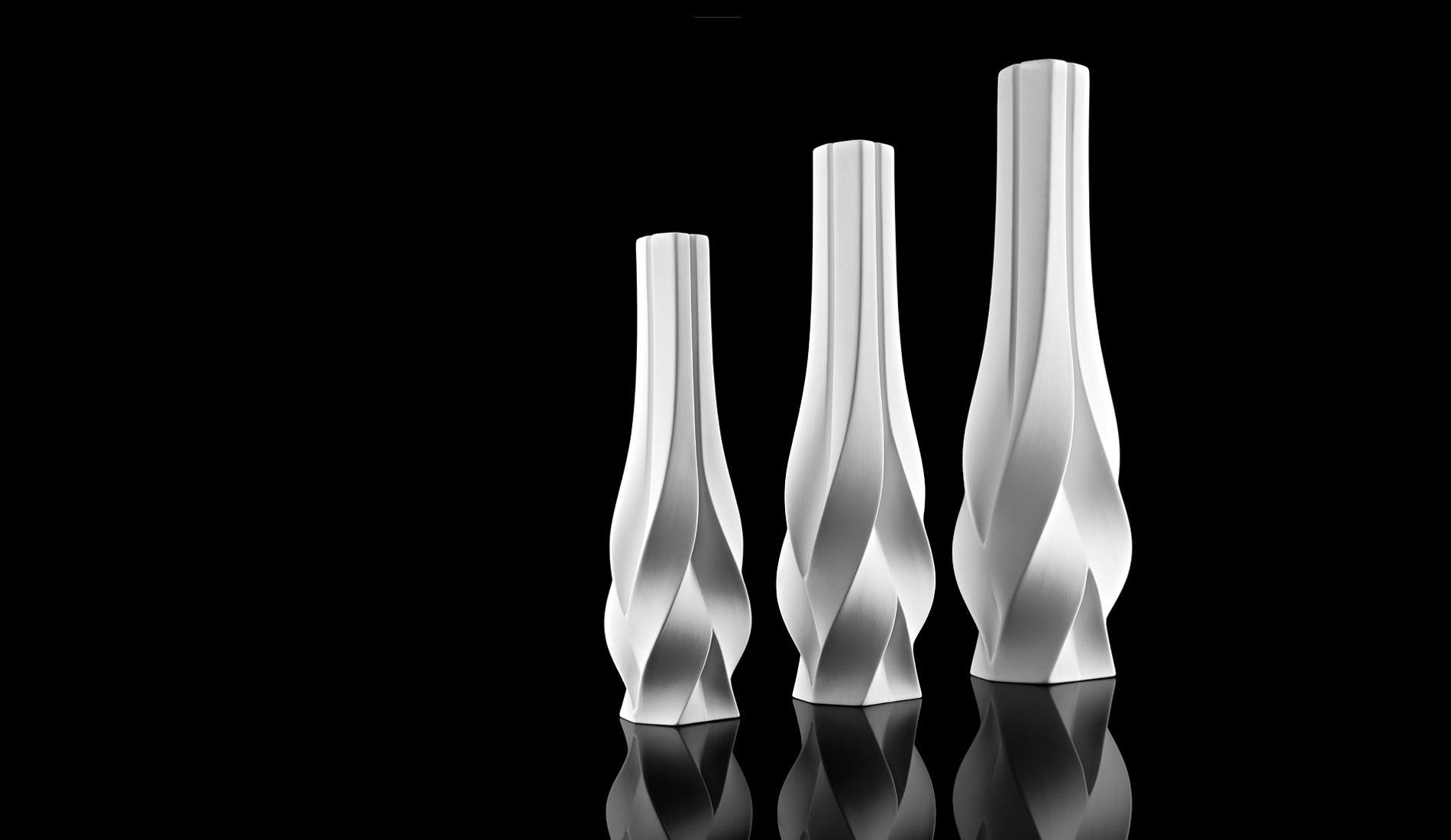 Zaha Hadid - Zaha Hadid Design Braid Kerzenhalter | weiß - Kerzenhalter - Sarto Group