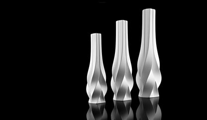 Zaha Hadid - Zaha Hadid Design Braid Kerzenhalter | weiß - Kerzenhalter - Sarto Group