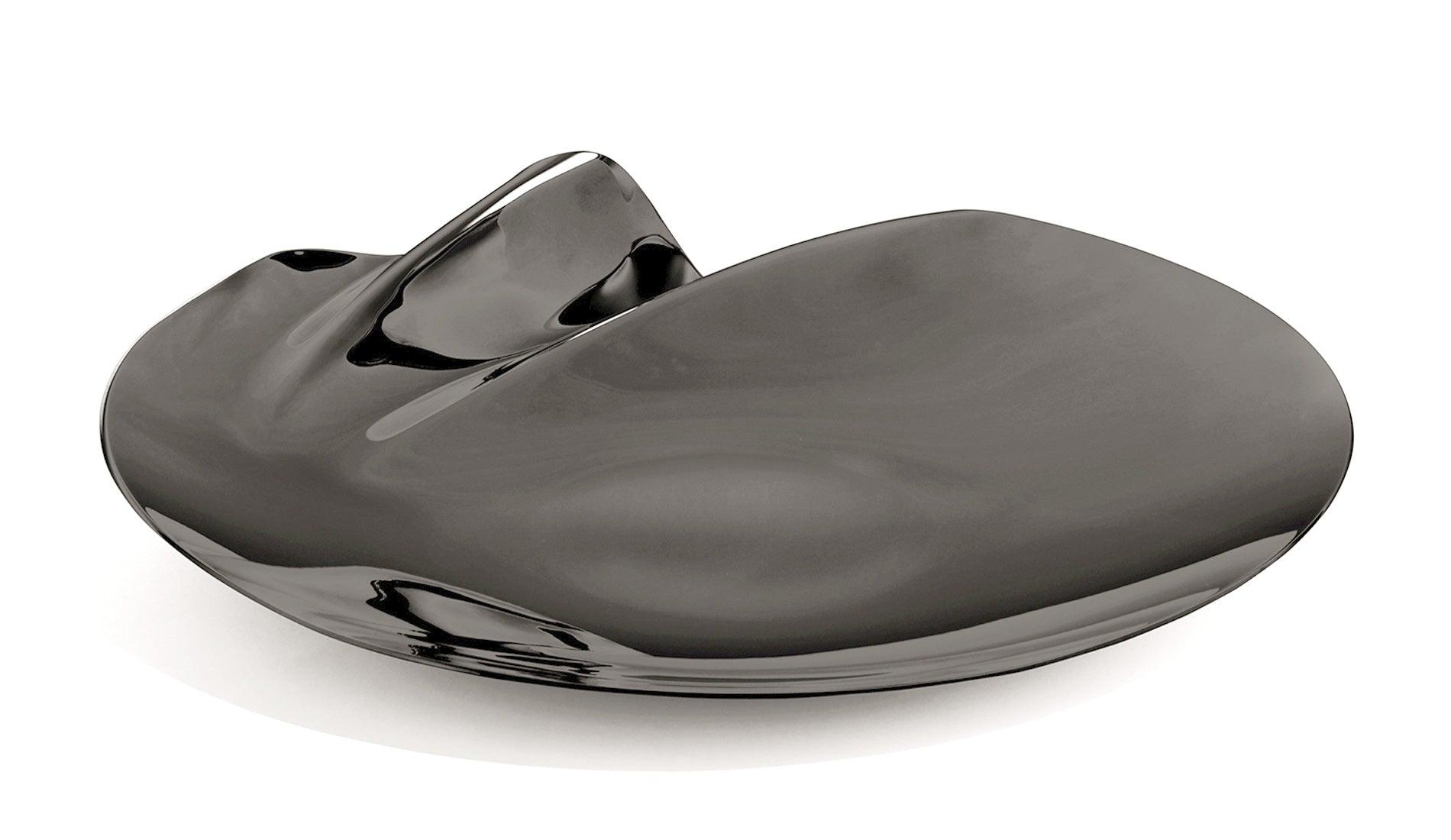 Zaha Hadid - Zaha Hadid Design Serenity Platter Schale Schwarz | Ø40 cm - Schalen - Sarto Group