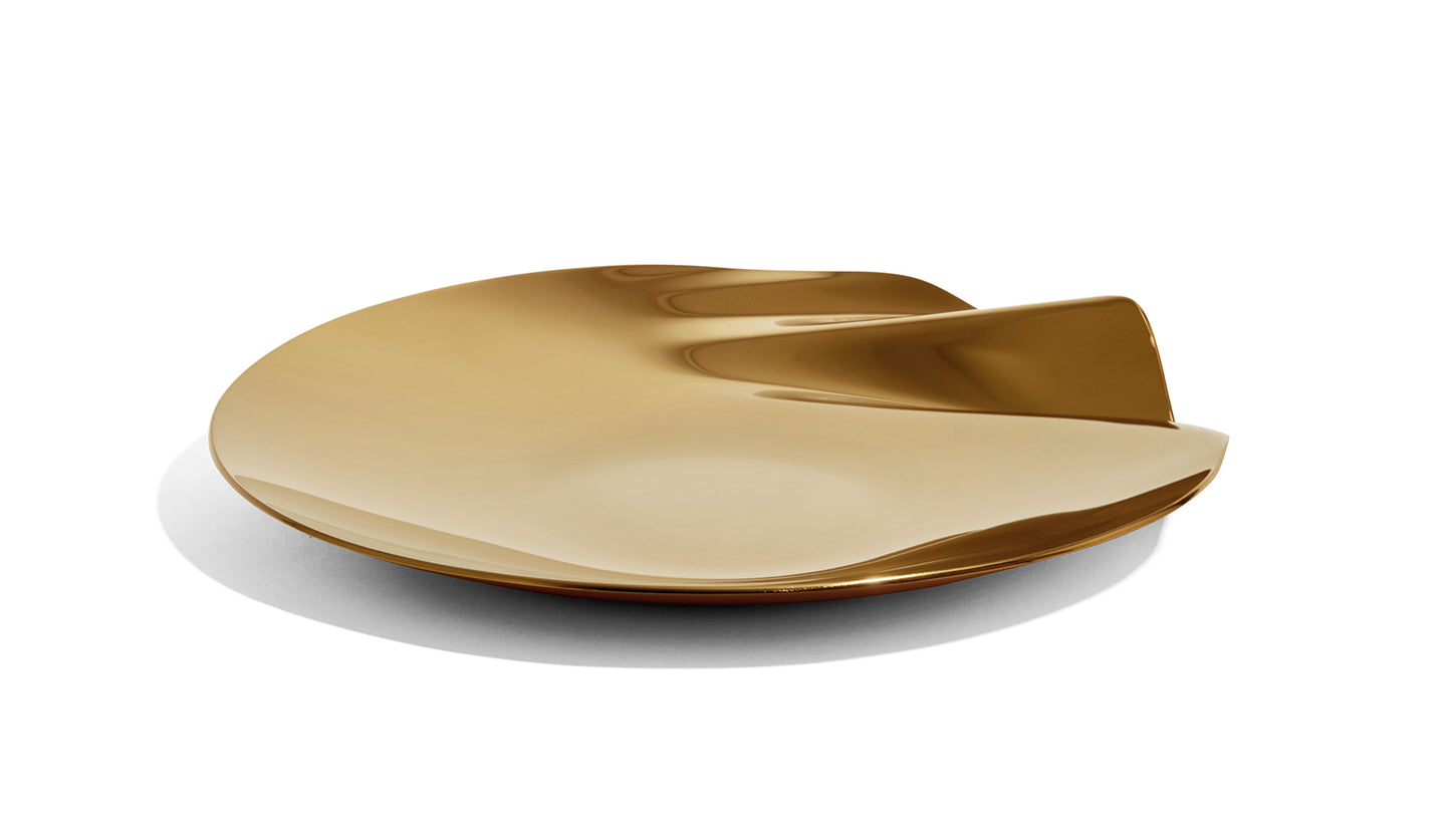 Zaha Hadid - Zaha Hadid Design Serenity Platter Schale Gold | Ø 25 cm - sarto Group