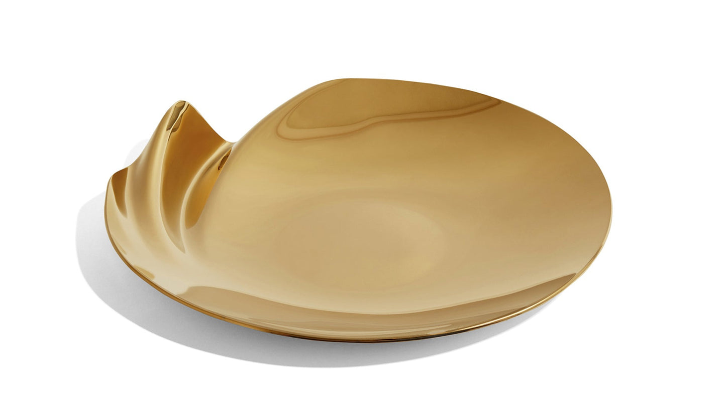 Zaha Hadid - Zaha Hadid Design Serenity Platter Schale Gold | Ø 25 cm - sarto Group