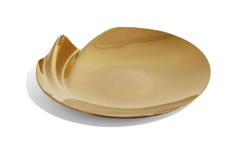 Zaha Hadid - Zaha Hadid Design Serenity Platter Schale Gold | Ø 25 cm - sarto Tailored Interiors Group