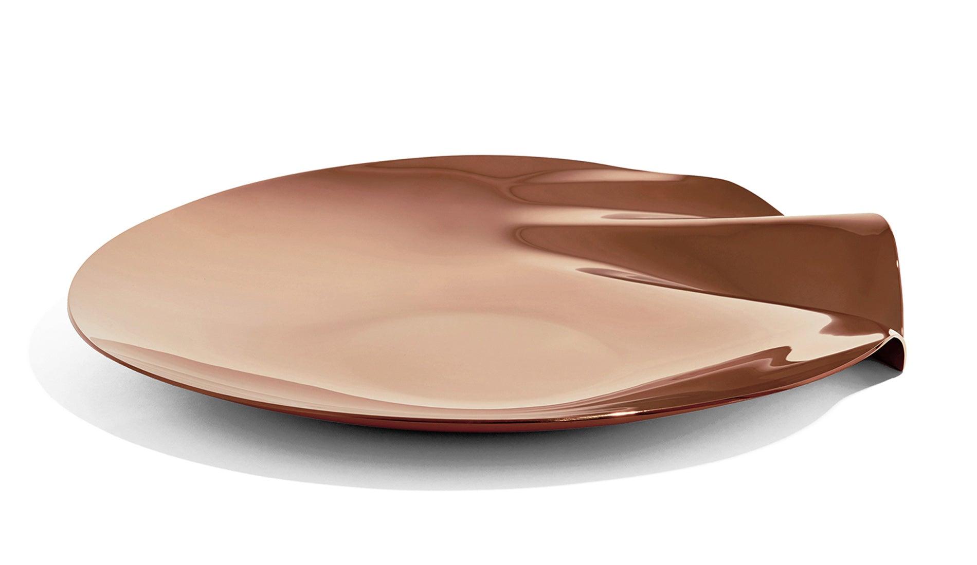 Zaha Hadid - Zaha Hadid Design Serenity Platter Schale Roségold | Ø40 cm - Schalen - Sarto Group