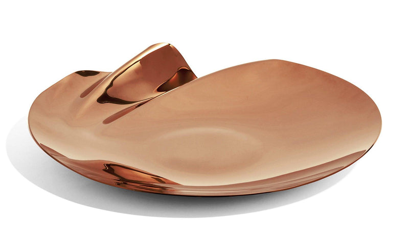 Zaha Hadid - Zaha Hadid Design Serenity Platter Schale Roségold | Ø40 cm - sarto Tailored Interiors Group