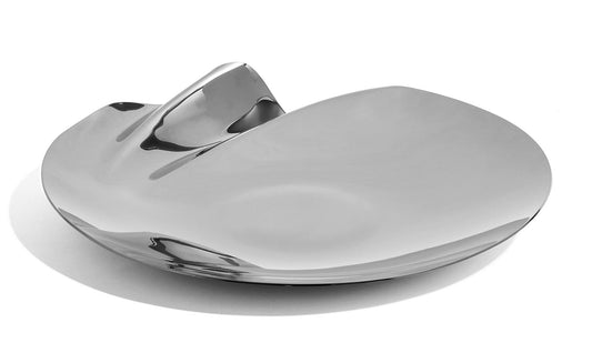 Zaha Hadid - Zaha Hadid Design Serenity Platter Schale Silber | Ø 40 cm - Schalen - Sarto Group