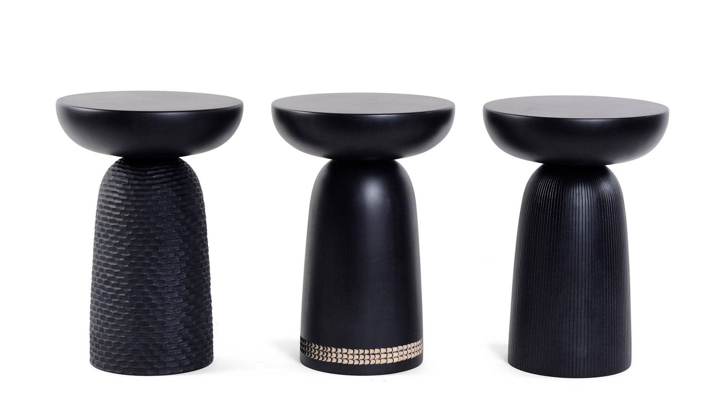 Zanat - Zanat Nera Hocker | Reshma 3 - Hocker - Sarto Group
