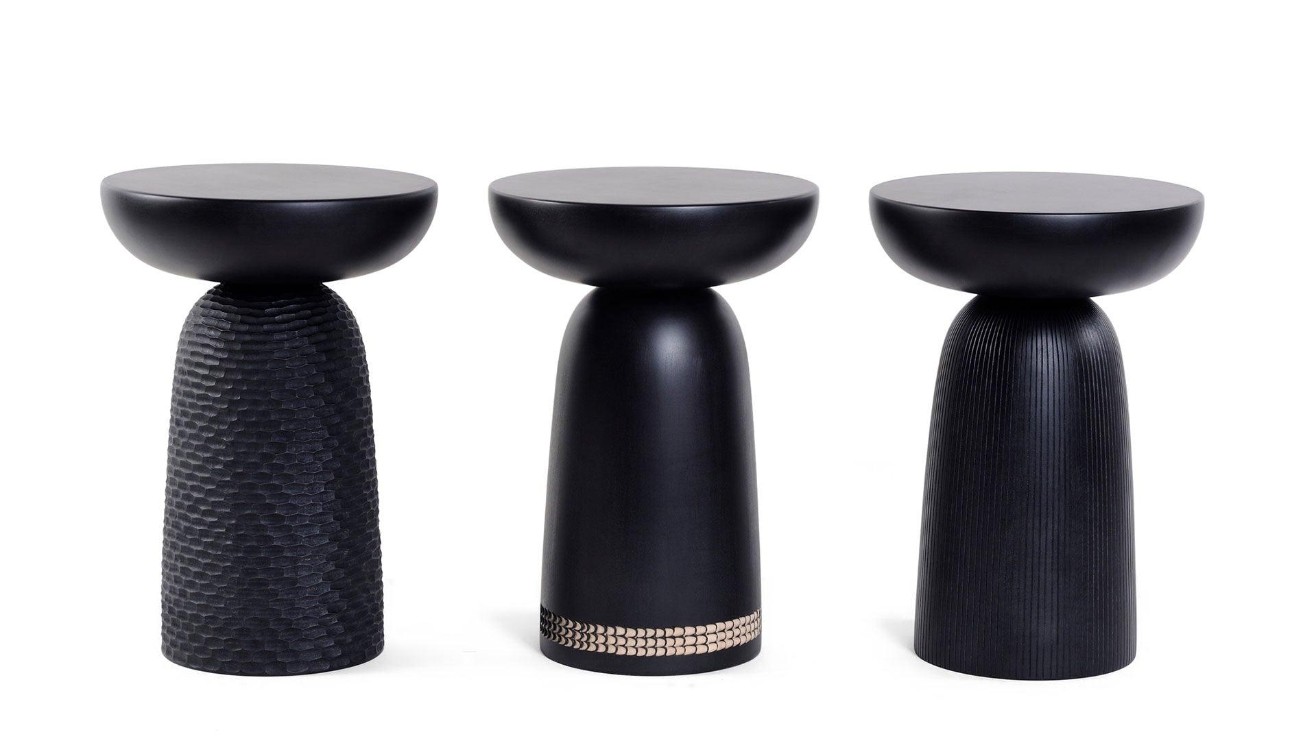 Zanat - Zanat Nera Hocker | Reshma 3 - Hocker - Sarto Group