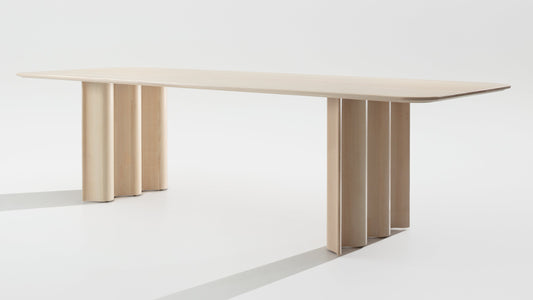 Curtain dining table