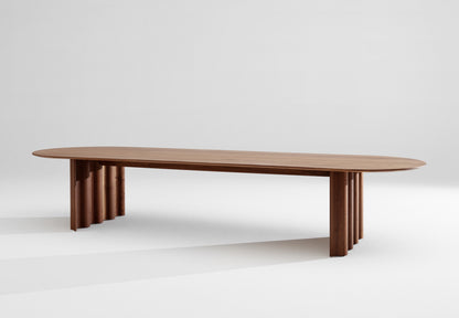 Curtain dining table