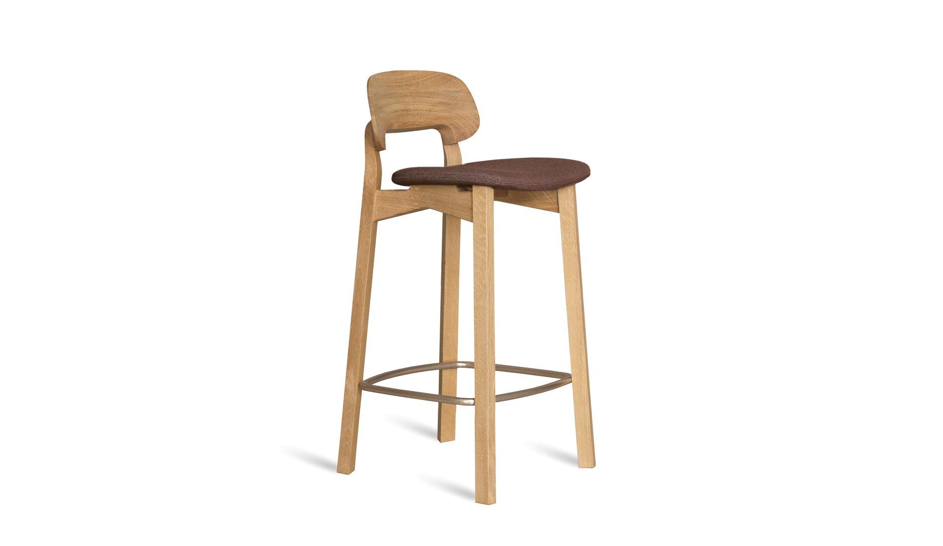 Zeitraum - Zeitraum Nonoto Bar Stuhl | Gepolstert | Tief - Barhocker - Sarto Group